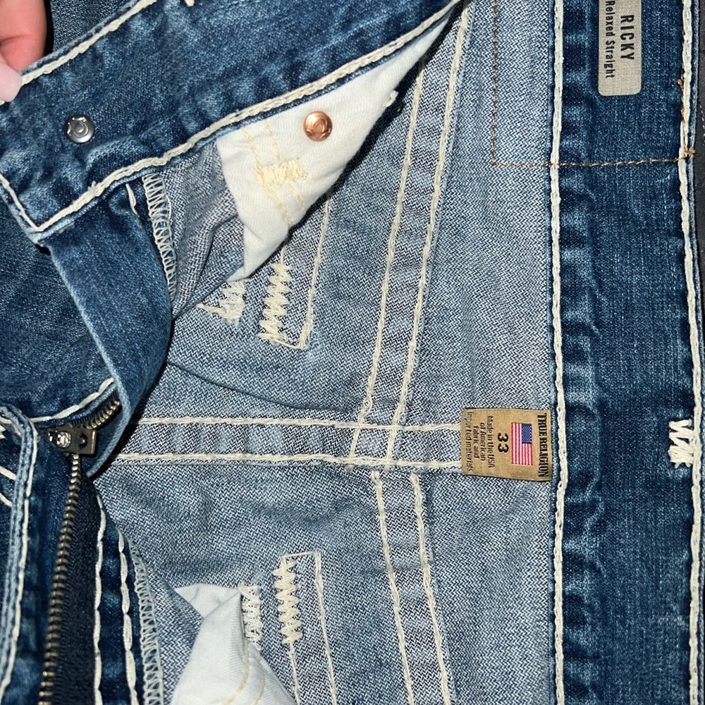 True Religion “Ricky” Relaxed Straight Leg.